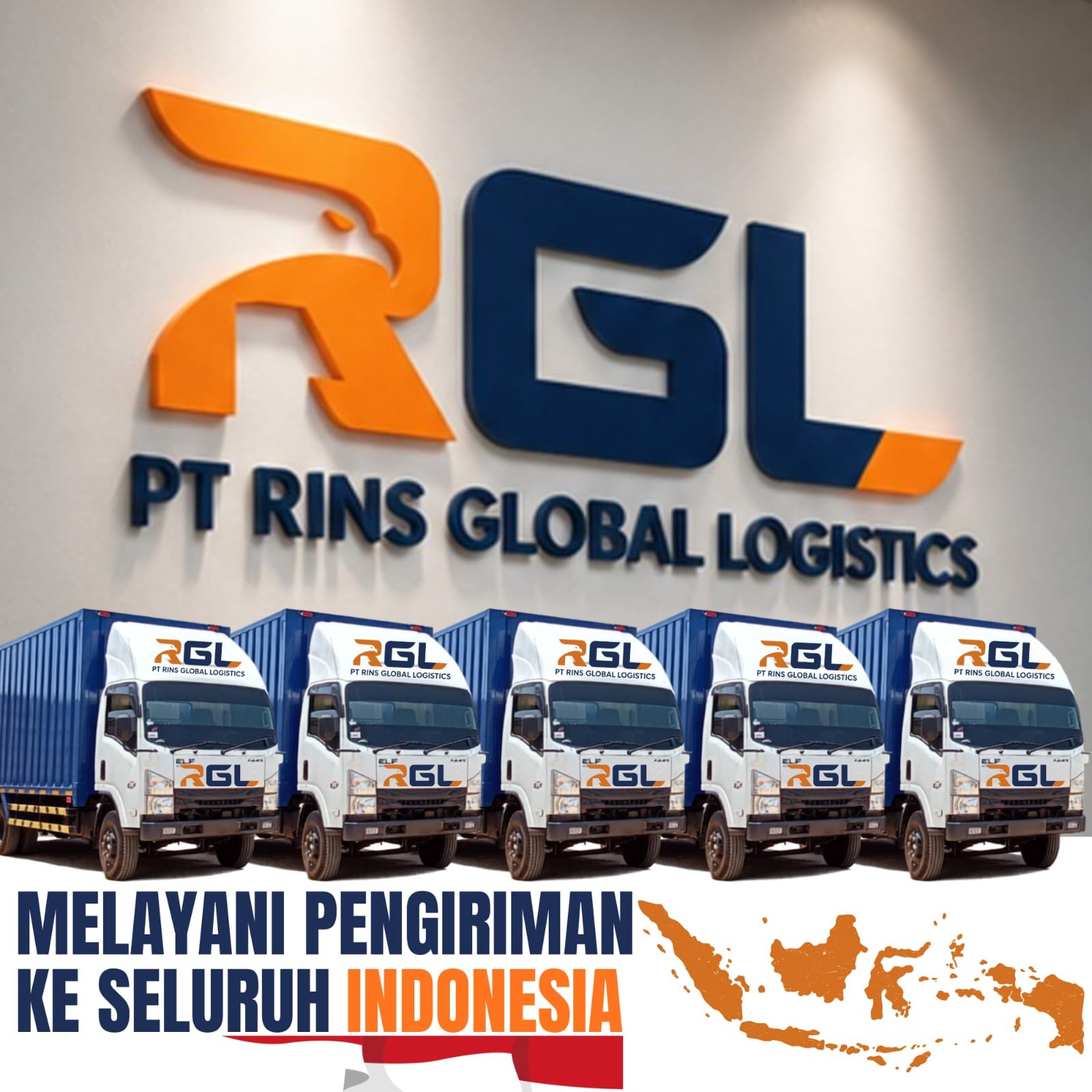Armada berbranding PT Rins Global Logistics